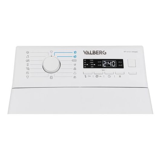 VALBERG WT 612 Lavadora Carga Superior 6 kg Vapor Blanco