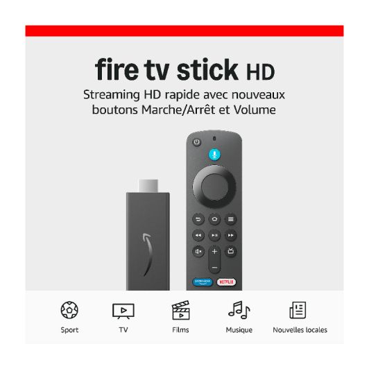 Amazon Fire TV Stick HD 2024 Con Mando Alexa