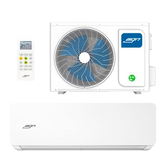 AGN Aire Acondicionado Split 2252 Frigorías AGNS09MIS2 Inverter Clase A++