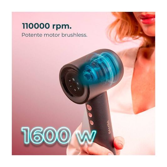 Cecotec RockStar IonTech 4454 Secador de Pelo 1600W Motor Digital