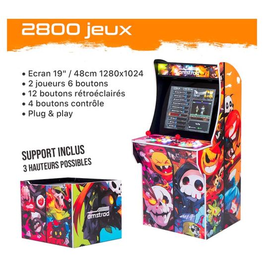 Churchill Maquina Arcade Retro 19" FHD 2 Jugadores