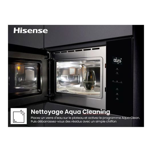 Hisense BIM325G62BG2 Microondas con Grill Integrado 25L Negro