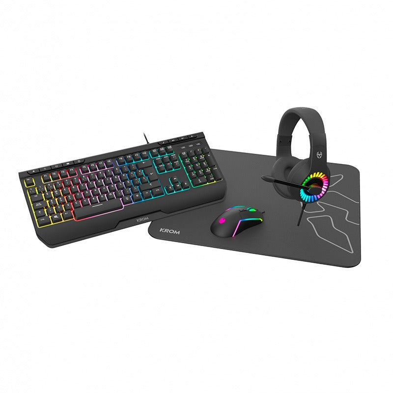 KROM Kit Gaming 4 EN 1 RGB Kenya