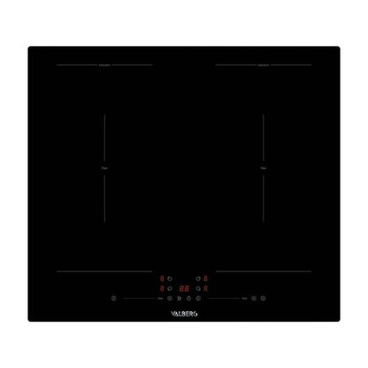 Placa Inducción 4 Zonas Doble Modulable VALBERG IH 4