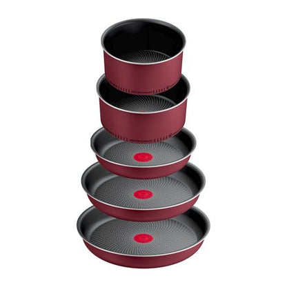 Batería TEFAL Simply Cook 10pcs Set Cocina Aluminio