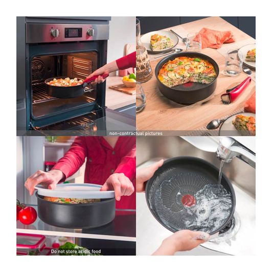 Batería TEFAL Simply Cook 10pcs Set Cocina Aluminio