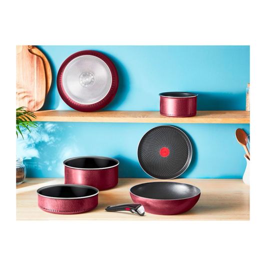 Batería TEFAL Simply Cook 10pcs Set Cocina Aluminio