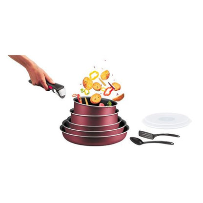 Batería TEFAL Simply Cook 10pcs Set Cocina Aluminio