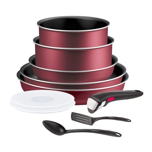 Batería TEFAL Simply Cook 10pcs Set Cocina Aluminio