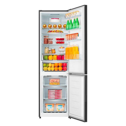 Hisense Frigorífico Combi Frost 336L 200cm Cristal Negro D