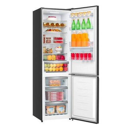 Hisense Frigorífico Combi Frost 336L 200cm Cristal Negro D