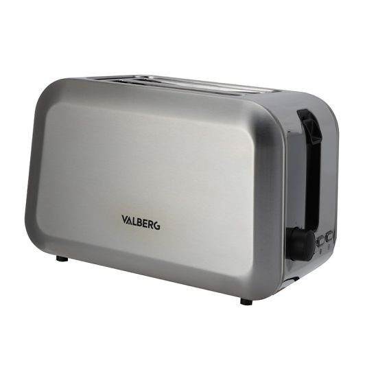 VALBERG VAL-TC2X Tostadora Inoxidal 750W 2 Ranuras Descongelación