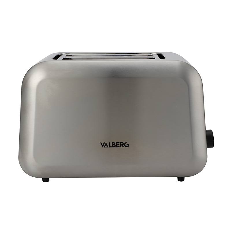 VALBERG VAL-TC2X Tostadora Inoxidal 750W 2 Ranuras Descongelación