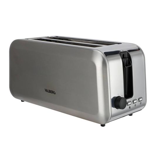 Valberg Val‑Tl4x Inox Tostadora 2 Ranuras Largas