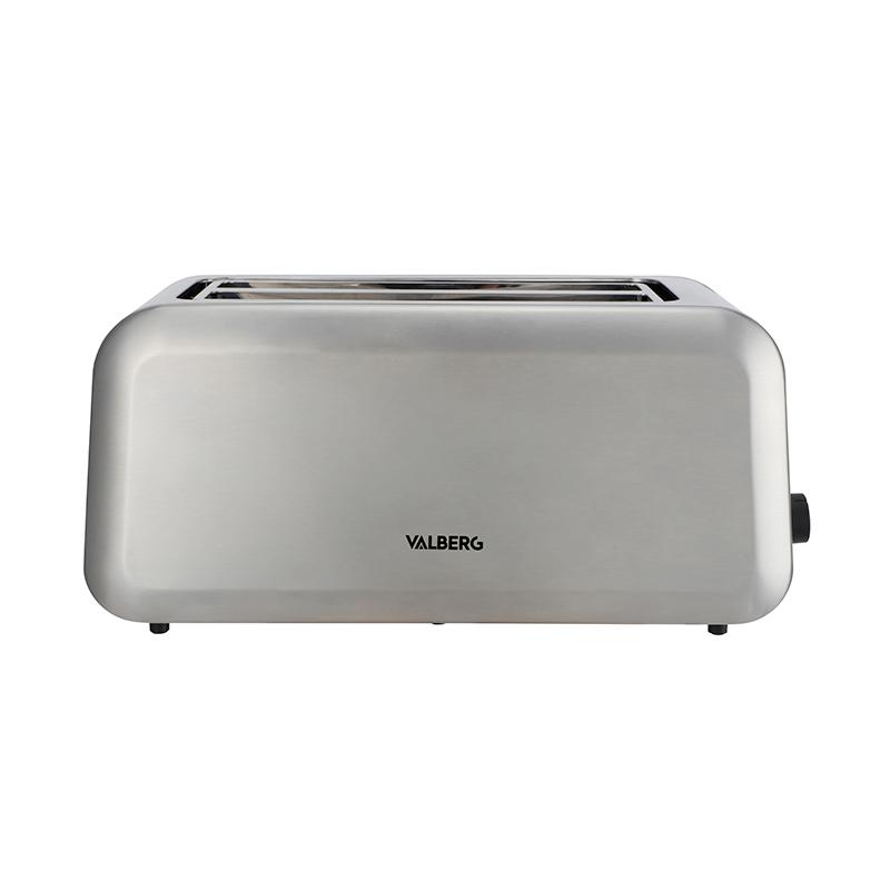 Valberg Val‑Tl4x Inox Tostadora 2 Ranuras Largas