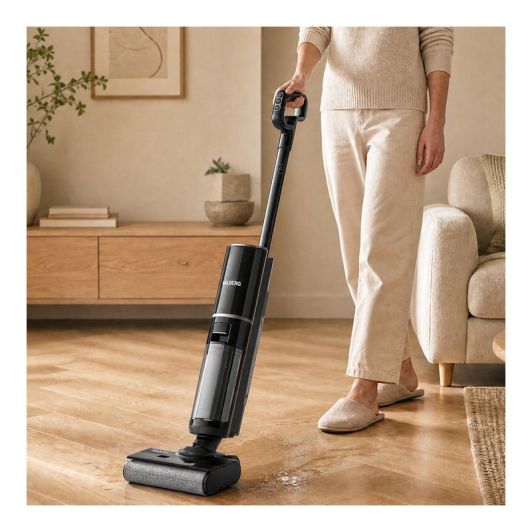 VALBERG FL5 Aspiradora Friegasuelos 3 en 1 Negro Láser 160W