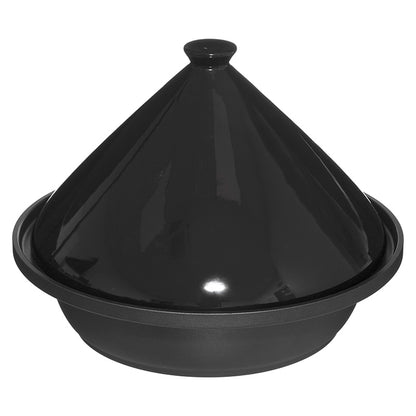 Olla Tajine Cerámica 30 cm Inducción Negro