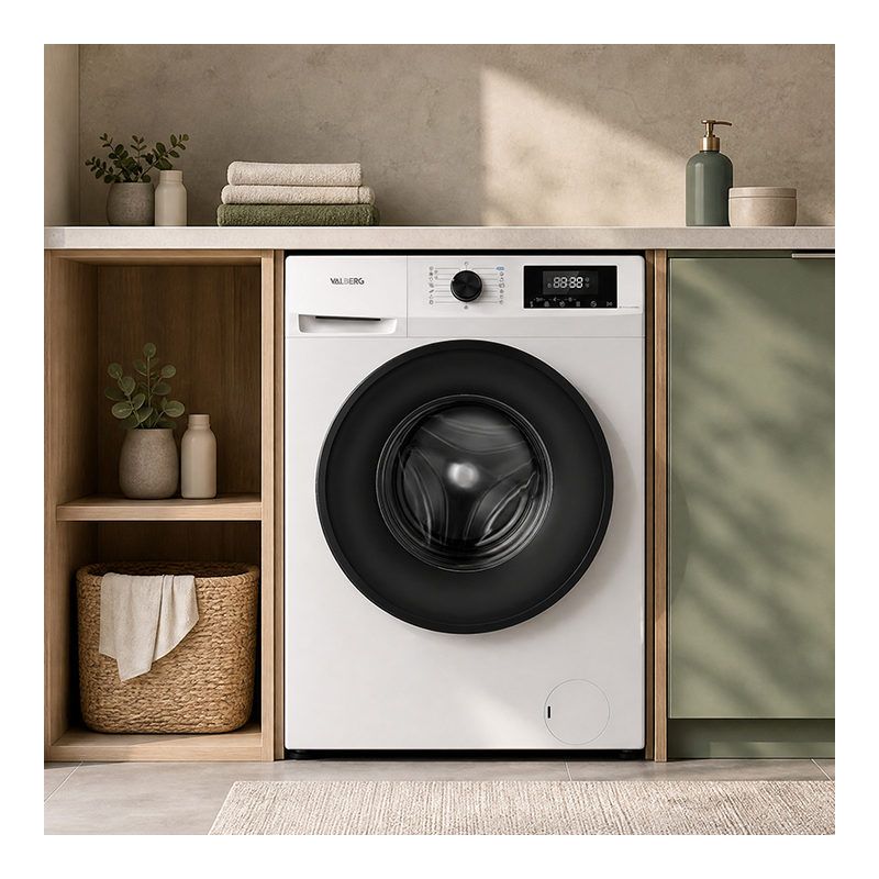 Valberg Lavadora Frontal 7 kg 1400 rpm Clase A‑10 Vapor