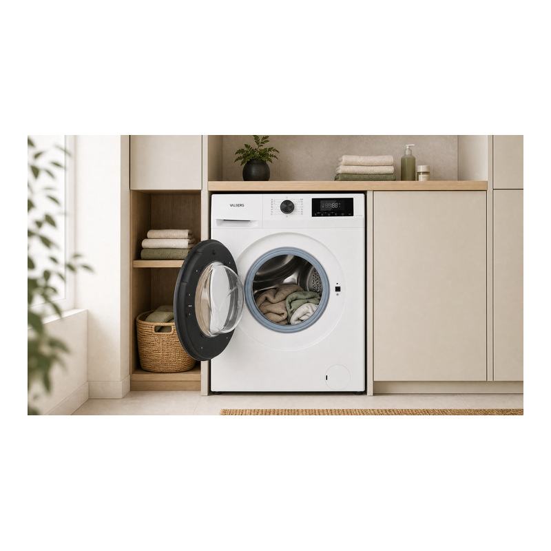 Valberg Lavadora Frontal 7 kg 1400 rpm Clase A‑10 Vapor