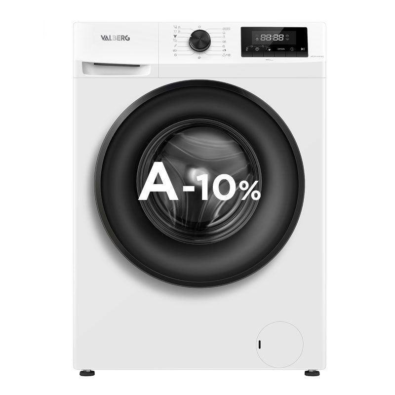 Valberg Lavadora Frontal 7 kg 1400 rpm Clase A‑10 Vapor