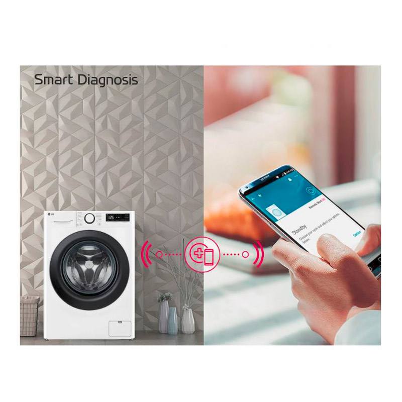 LG F4WR5010A6W Lavadora Frontal AI Direct Drive con Vapor 10 kg