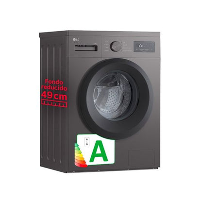 LG F4A1009NDK Lavadora Frontal 9kg Vapor Grafito