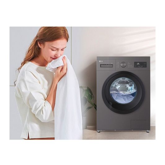 LG F4A1009NDK Lavadora Frontal 9kg Vapor Grafito