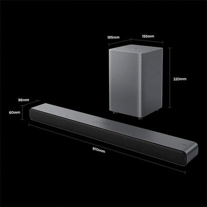 TCL S55HE Barra De Sonido 220W Con Subwoofer Inalámbrico