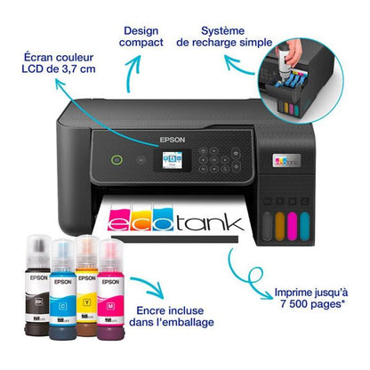 Epson EcoTank ET-2871 Impresora Multifunción Tinta Alta Capacidad Negro