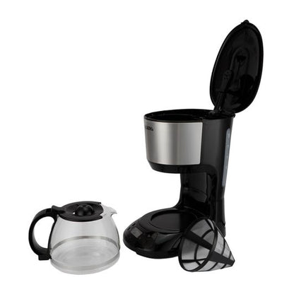 Cafetera Programable VALBERG VAL-PROG75B 1,25L Negro y Silver