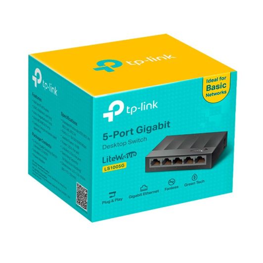 TP LINK LS1005G Switch 5 Puertos Gigabit