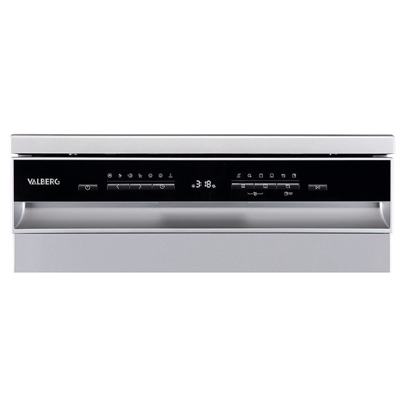 Lavavajillas60 cm VALBERG 14S44 C SAD929C Plata 14 Cubiertos Clase C