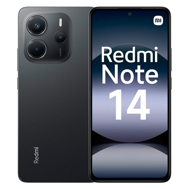 Móvil XIAOMI Redmi Note 14 4G 256 GB Negro + Funda