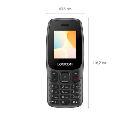Logicom E44 Móvil 4G 128Mb Negro
