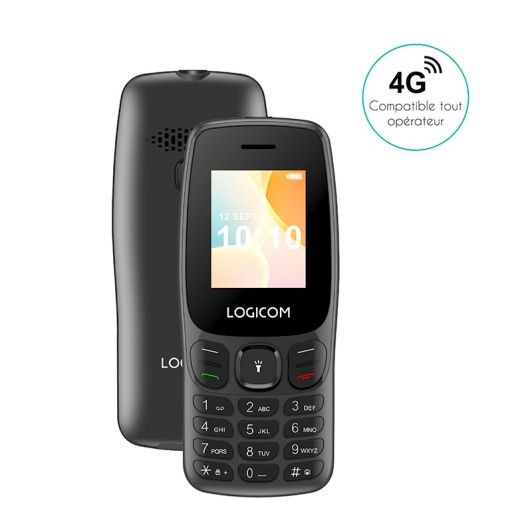 Logicom E44 Móvil 4G 128Mb Negro