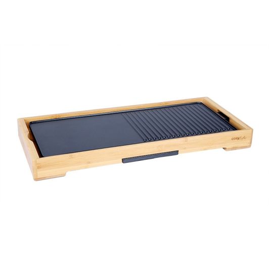 Cosylife CL-PLB Plancha Bambú 60x25 Para Familia Cocina