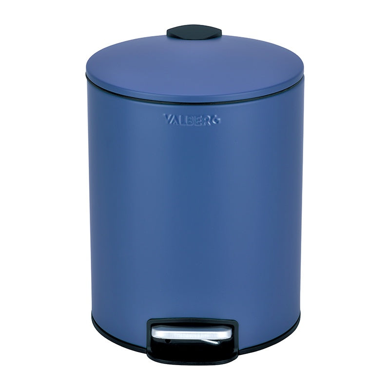 VALBERG Cubo de Basura 5 L Tapa Suave Acero