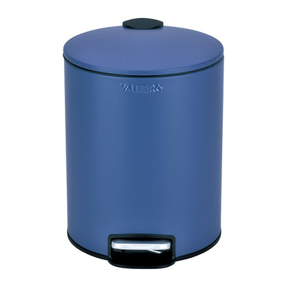 VALBERG Cubo de Basura 5 L Tapa Suave Acero