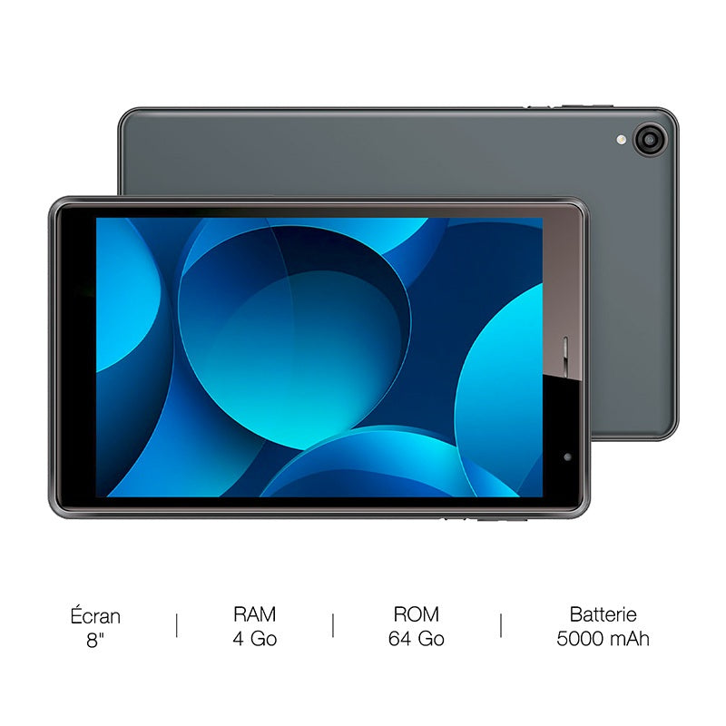 LOGICOM E884 HD Tablet 8" 64 GB Negra