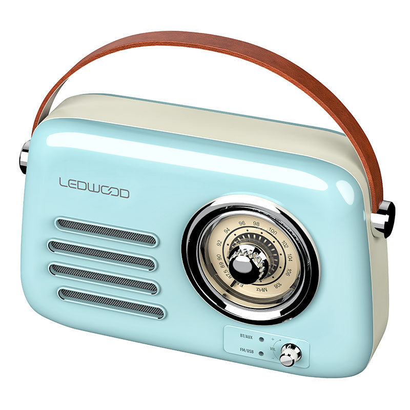 LEDWOOD VINTAGE ALMA BLEU Radio Bluetooth 5W Azul