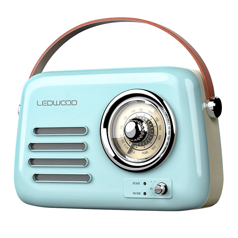 LEDWOOD VINTAGE ALMA BLEU Radio Bluetooth 5W Azul