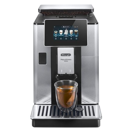Delonghi ECAM610.55.SB Cafetera Super Automática 19 Bar Negro y Silver