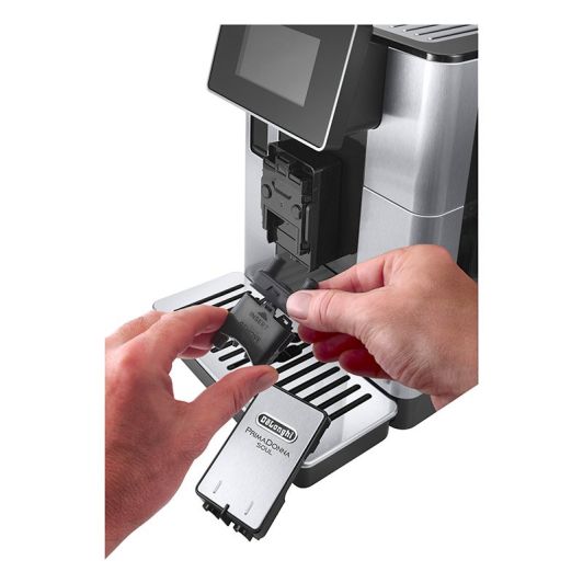 Delonghi ECAM610.55.SB Cafetera Super Automática 19 Bar Negro y Silver