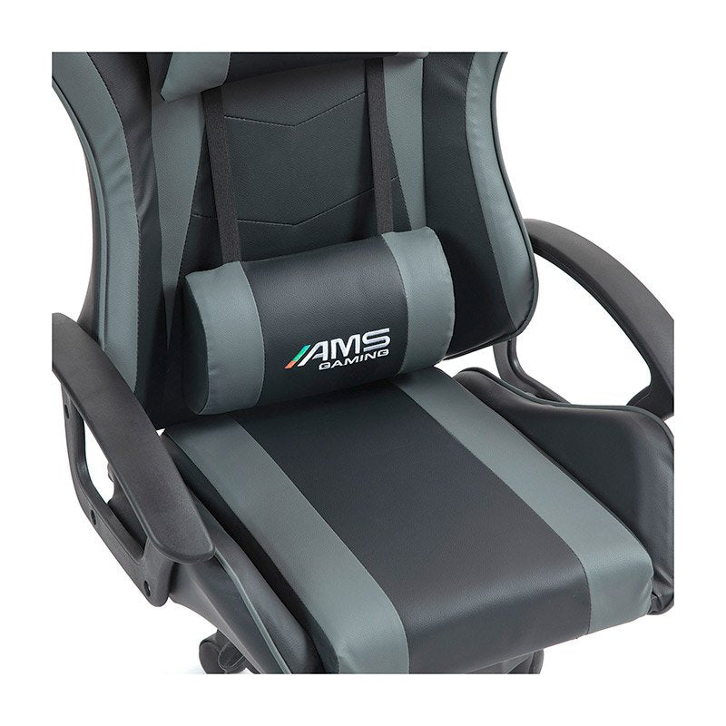 AMSTRAD #BUTTERFLY Silla Gaming Ergonómica Ajustable Negra