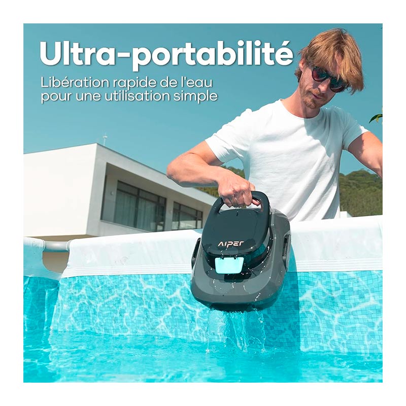 AIPER Scuba SE Robot de piscina Inalámbrico 80m² 90min