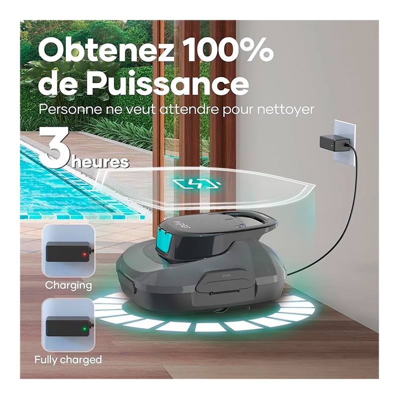 AIPER Scuba SE Robot de piscina Inalámbrico 80m² 90min