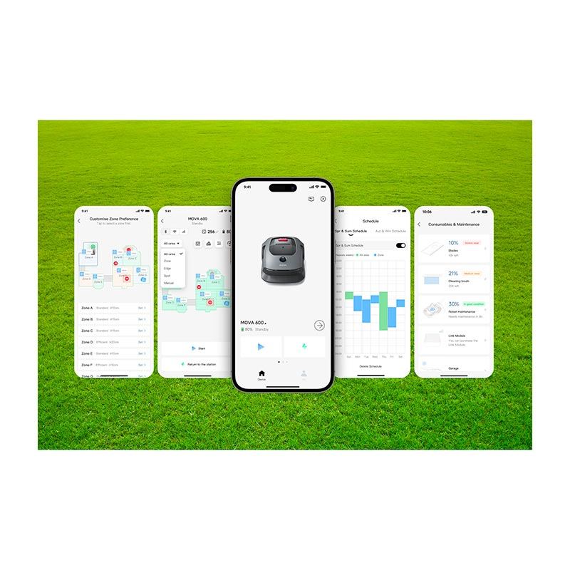 DREAME MOVA 1000 Robot Cortacésped con Lidar y Bluetooth