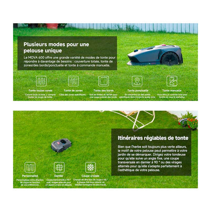 DREAME MOVA 1000 Robot Cortacésped con Lidar y Bluetooth