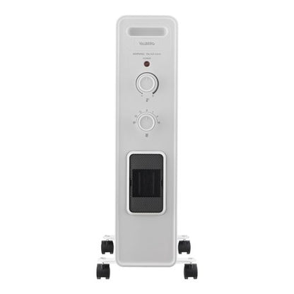 VALBERG Radiador de Aceite 2900W con Ventilador Blanco