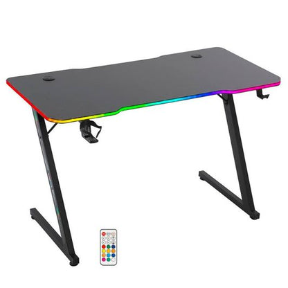 Mesa Gaming AMSTRAD 120x60 cm con Iluminación LED – Electro Depot